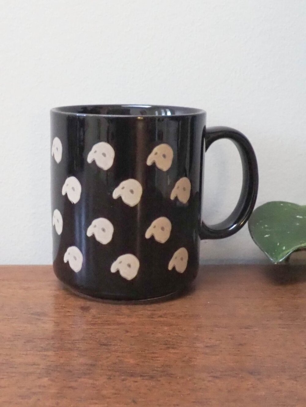 Vtg Phantom of the Opera Mug - Opera Mask Mug - Embossed Mug - Souvenir Mug